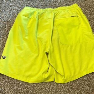 Men’s Small used luluemon neon yellow